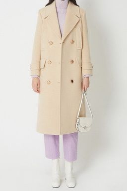 Melange Twill Classic Long Coat