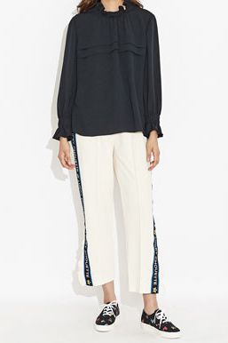 Ruffle Neck Blouse