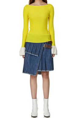 Cuffs Colorblock Pullover