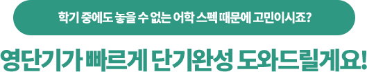 학기 중에도 놓을 수 없는 어학 스펙 때문에 고민이시죠? 영단기가 빠르게 단기완성 도와드릴게요!