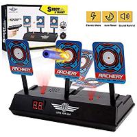 OMWay Electric Scoring Shooting Target, Digital Auto-Reset Bullet Targe…