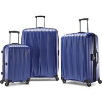 3-Piece American Tourister Arona Hardside Spinner Luggage Set (Charcoal…
