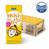 매일유업 바나나는 원래 하얗다 235ml*24팩
