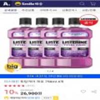  <스클> 리스테린 토탈케어 제로 750ml*4개