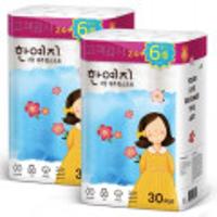 한예지 3겹 내추럴소프트 화장지 27m 30롤 2팩