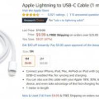 Apple Lightning to USB-C Cable (1 m)