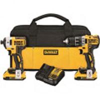 DEWALT 20V MAX XR Cordless Drill Combo Kit, Brushless, 2-Tool (DCK283D2) (FREE)