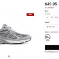 NEW BALANCE 990v4 Grey