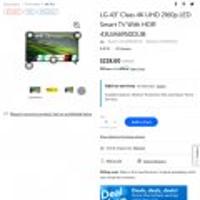 LG 43" Class 4K UHD LED Smart TV With HDR 43UM6950DUB