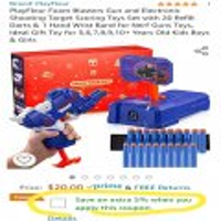 합배송 PlayFleur Foam Blasters Gun and Electronic Shooting Target
