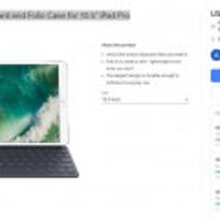 Apple Smart Keyboard and Folio Case for 10.5" iPad Pro