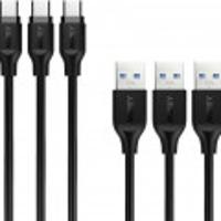 합배용 AUKEY [Updated] Type C Cable USB 3.0 3.3ft [3 Pack]