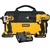 DeWALT DCK240C2 20V MAX Cordless Drill Impact Driver Tool Combo Kit - Recon