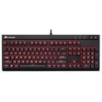 Corsair STRAFE Mechanical Gaming Keyboard, Red LED, Cherry MX Red