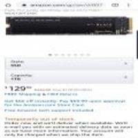 끌올 백오더 WD black nvme 1tb ssd
