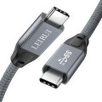 합배용 LEIRUI USB C to USB C 3.1 Gen 2 Cable 5ft, PD 100W 5A Fast Charger Cable with E-Marker(...