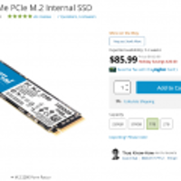 Crucial 1TB P2 NVMe PCIe M.2 Internal SSD