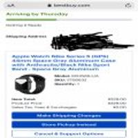 Apple Watch Nike Series 5 (GPS) 44mm spacegrey ( 미국 내 무료배송)