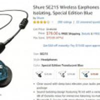 Shure SE215 Wireless Earphones with Bluetooth 5.0 BT2