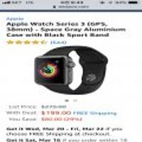 Apple Watch Series 3 애플워치3 GPS 38mm 스페이스그레이