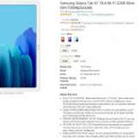 Samsung Galaxy Tab A7 10.4 Wi-Fi 32GB silver