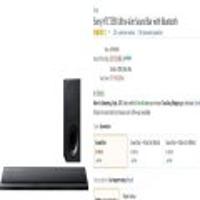 Sony HTCT390 Ultra-slim Sound Bar with Bluetoo