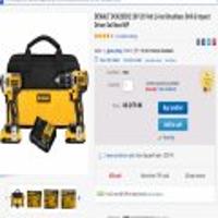 DEWALT DCK283D2 MAX XR Lithium Ion Brushless Compact Drill& Impact Drive (20V)