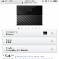 WD 2TB Black My Passport Portable External Hard Drive