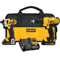 남자라면 드릴 드릴하면 디월트 DEWALT 20V MAX Cordless Li-Ion 2-Tool Combo Kit DCK240C2 Reconditioned