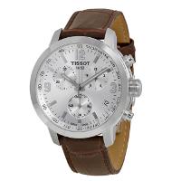 티쏘 PRC200 실버다이얼 크로노그래프 시계