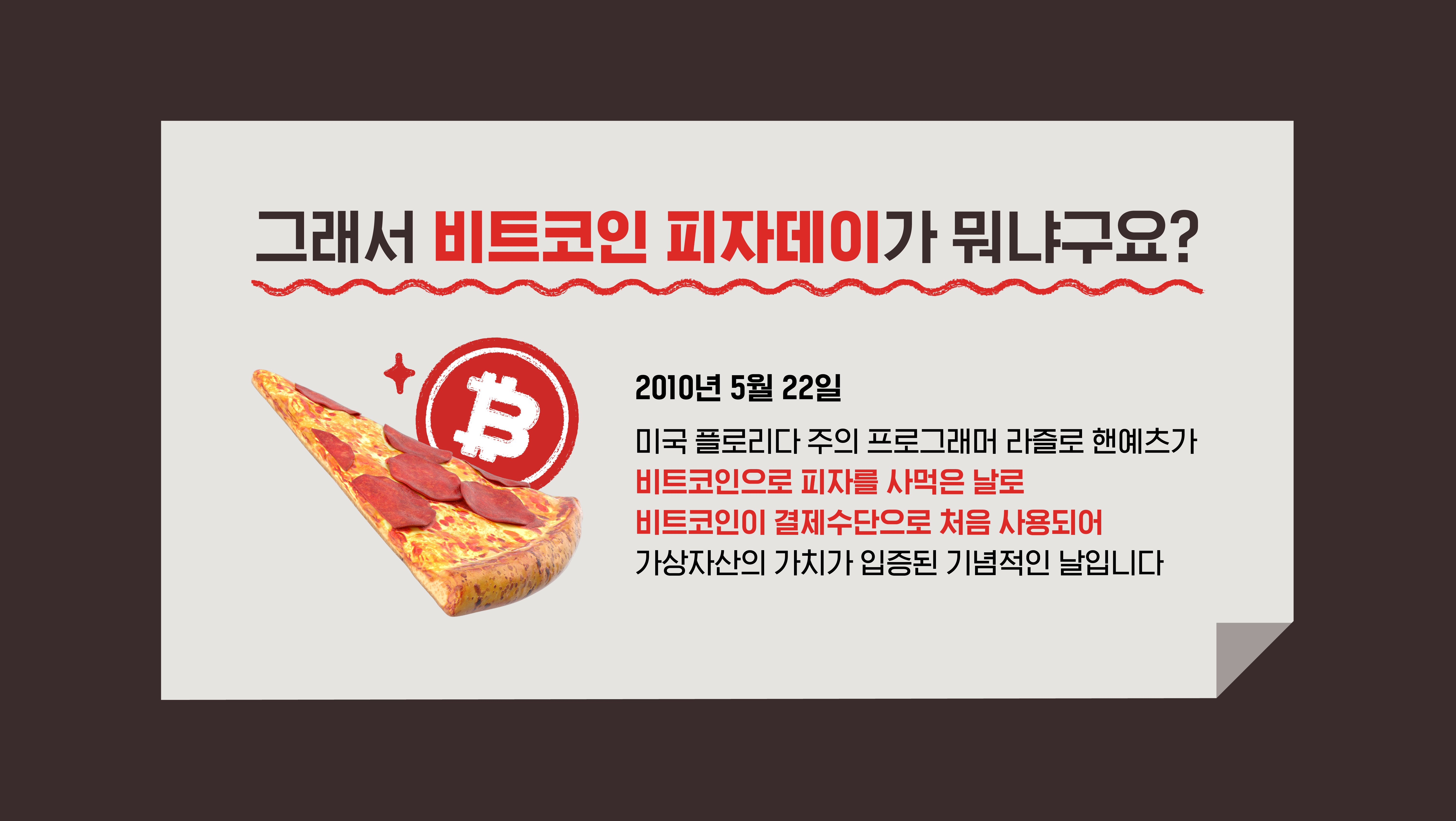 코인원 2022 비트코인 피자데이 이벤트