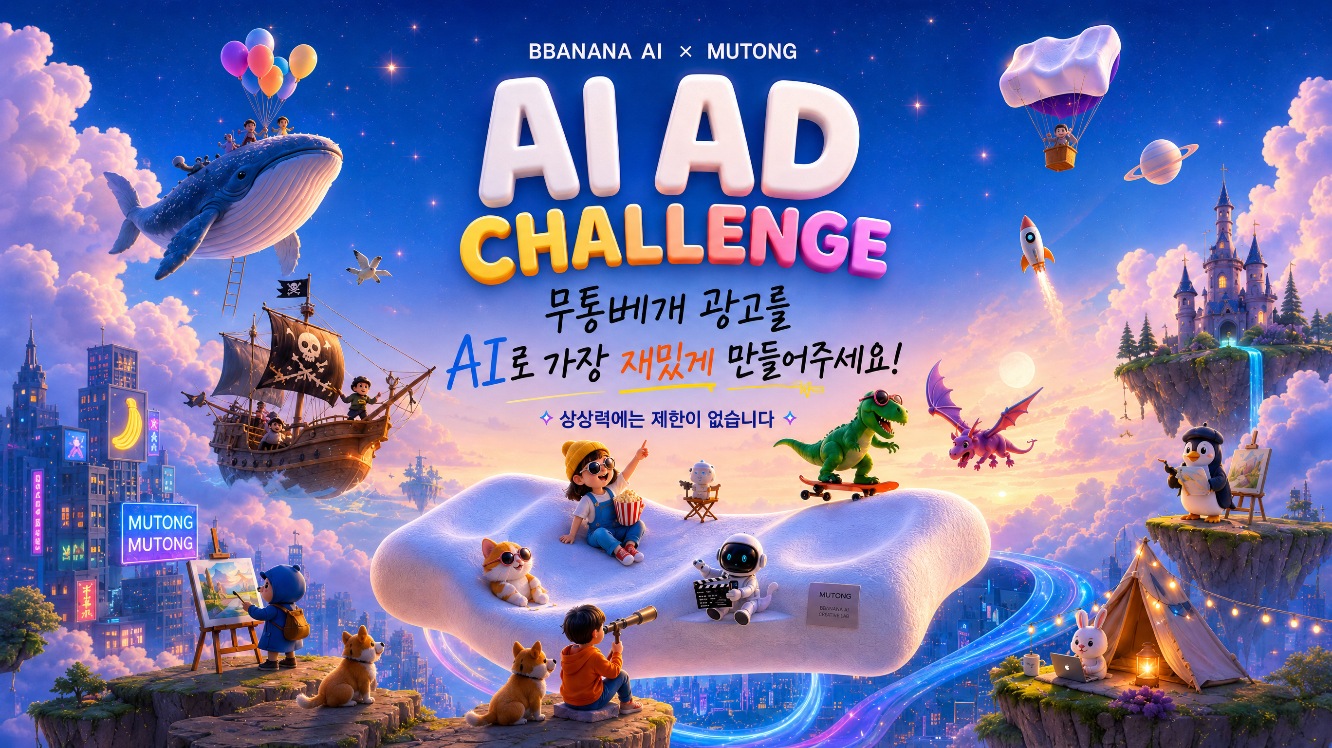 무통베개 x 빠나나 AI AI 광고 챌린지