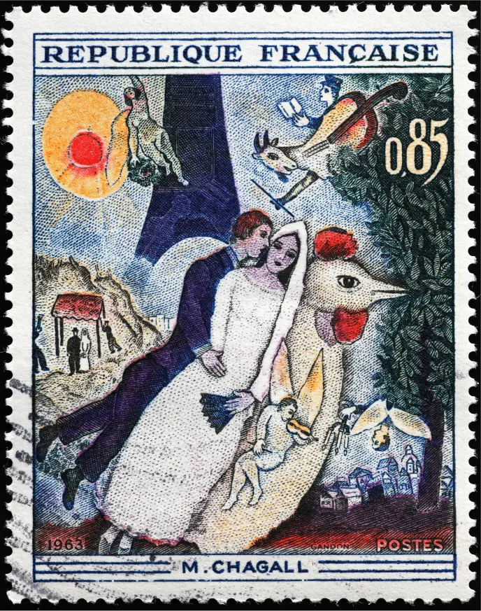 Marc Chagall, ‘The Couple Of The Eiffel Tower’, 1938~1939