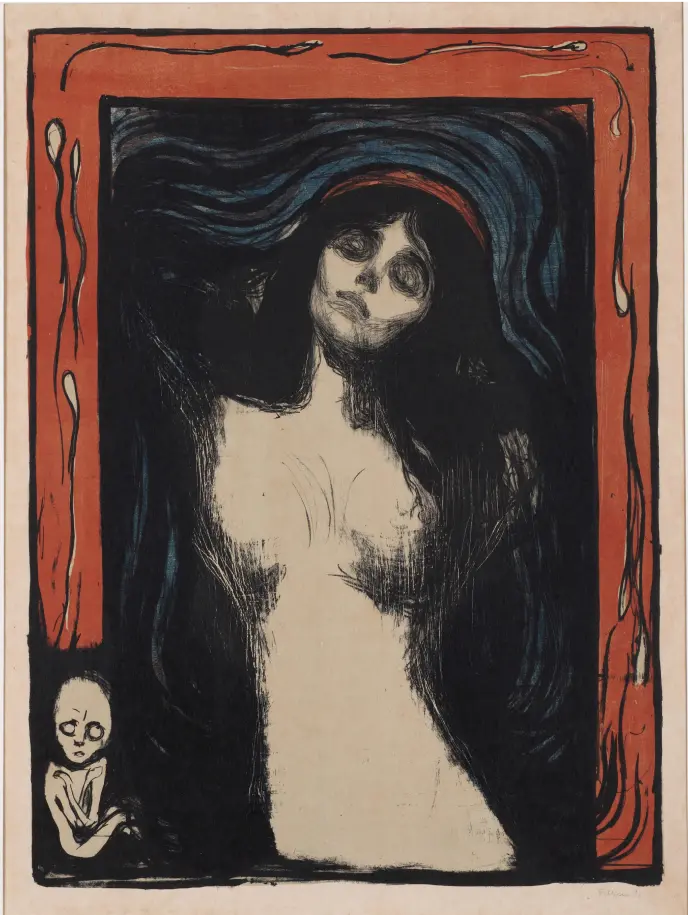 Edvard Munch, ‘Madonna’, 1895~1902