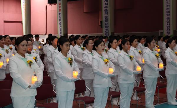 구미대 간호학과 나이팅게일 선서식, 경희의료원 구미선산보건소 등 축하