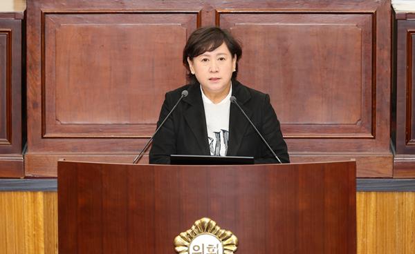 구미시의회 이지연 의원, 구미축제 예산 조정해 노동자 지원 시급해