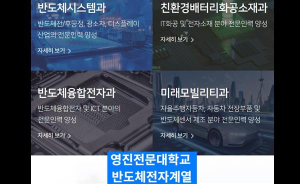 [입시특집]영진전문대 반도체 전자계열 반도체과 입결 면접 취업 시스템과 실무인재 양성 로봇 AI까지
