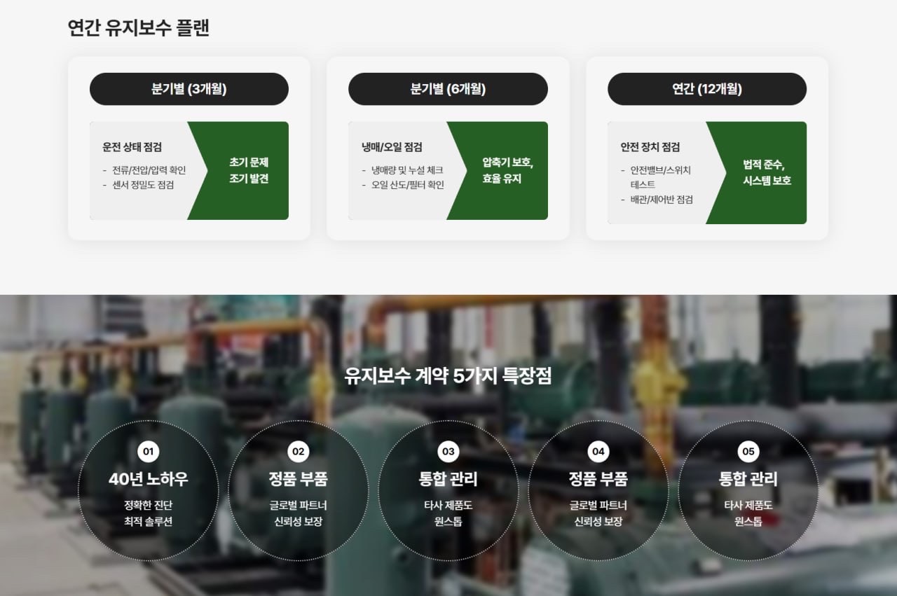 유지보수 플랜을 제조사가…!???