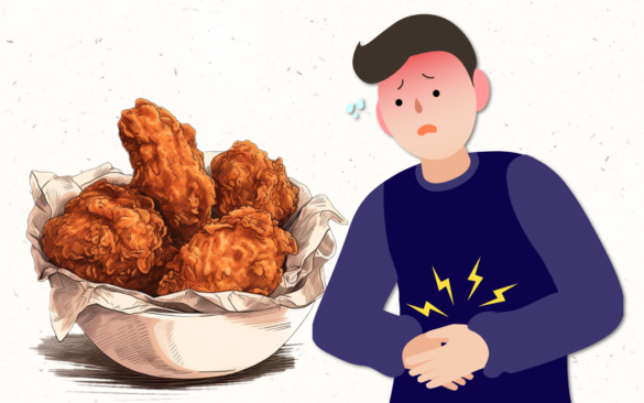 장염 일 때, 치킨 먹어도 될까