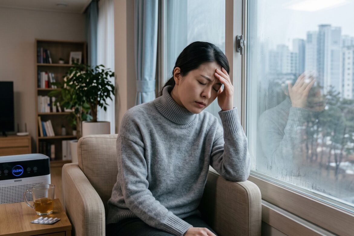 "공기청정기 틀었는데 왜 머리가 띵할까?" 창문 닫고 지낼 때 생기는 두통의 정체