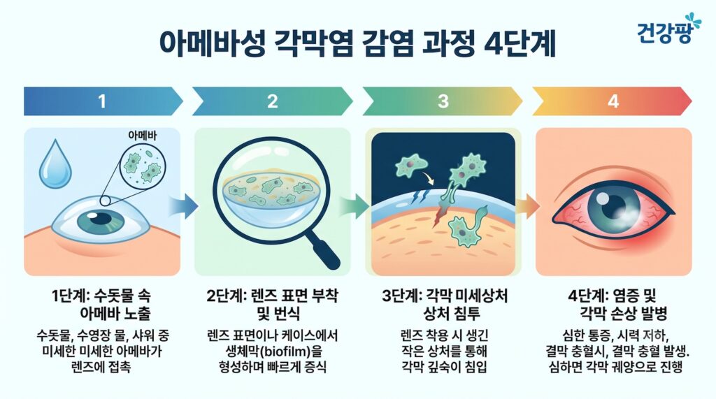 맨눈은 괜찮은데, '렌즈 낀 눈'만 위험한 이유