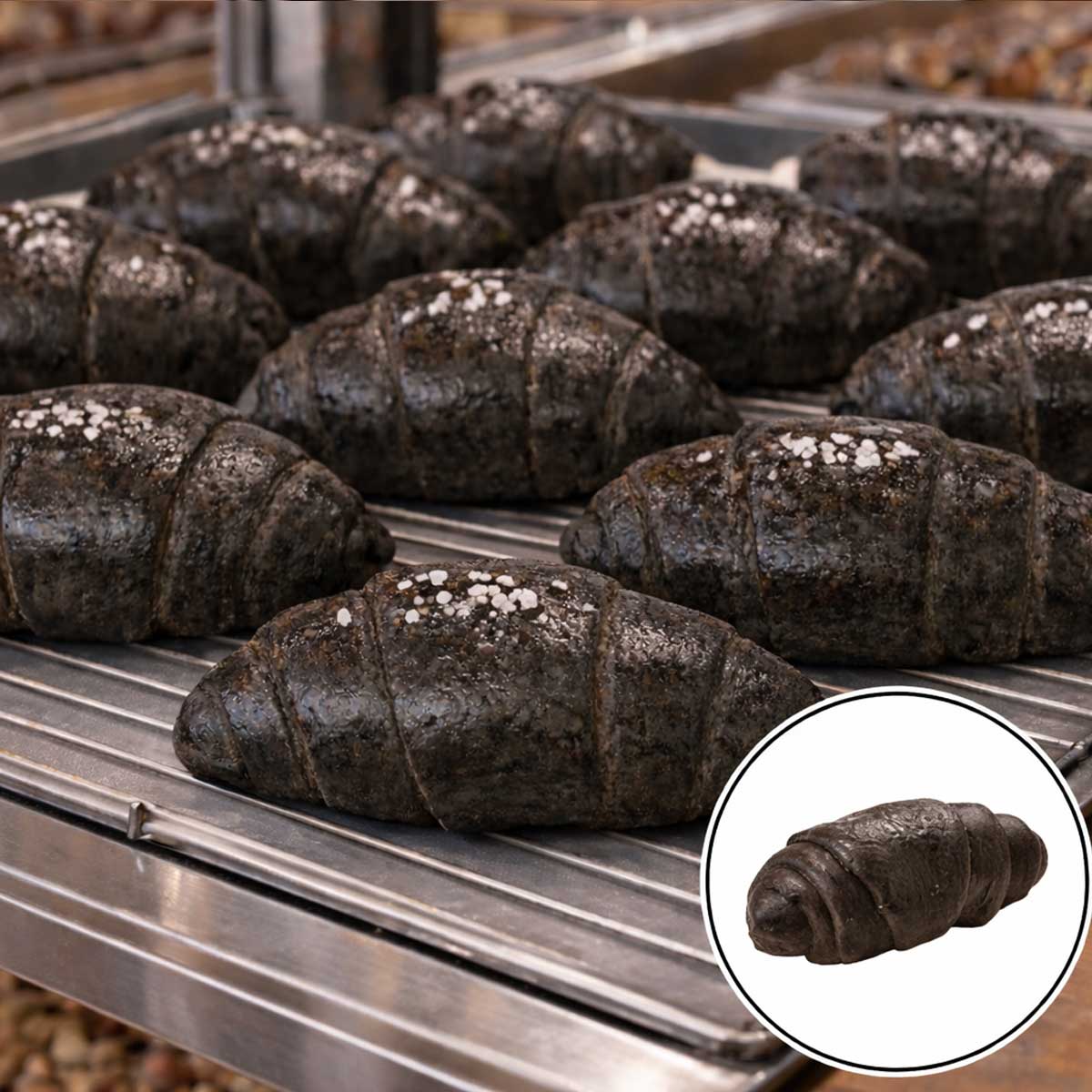 [PB] 먹물소금빵(생지)