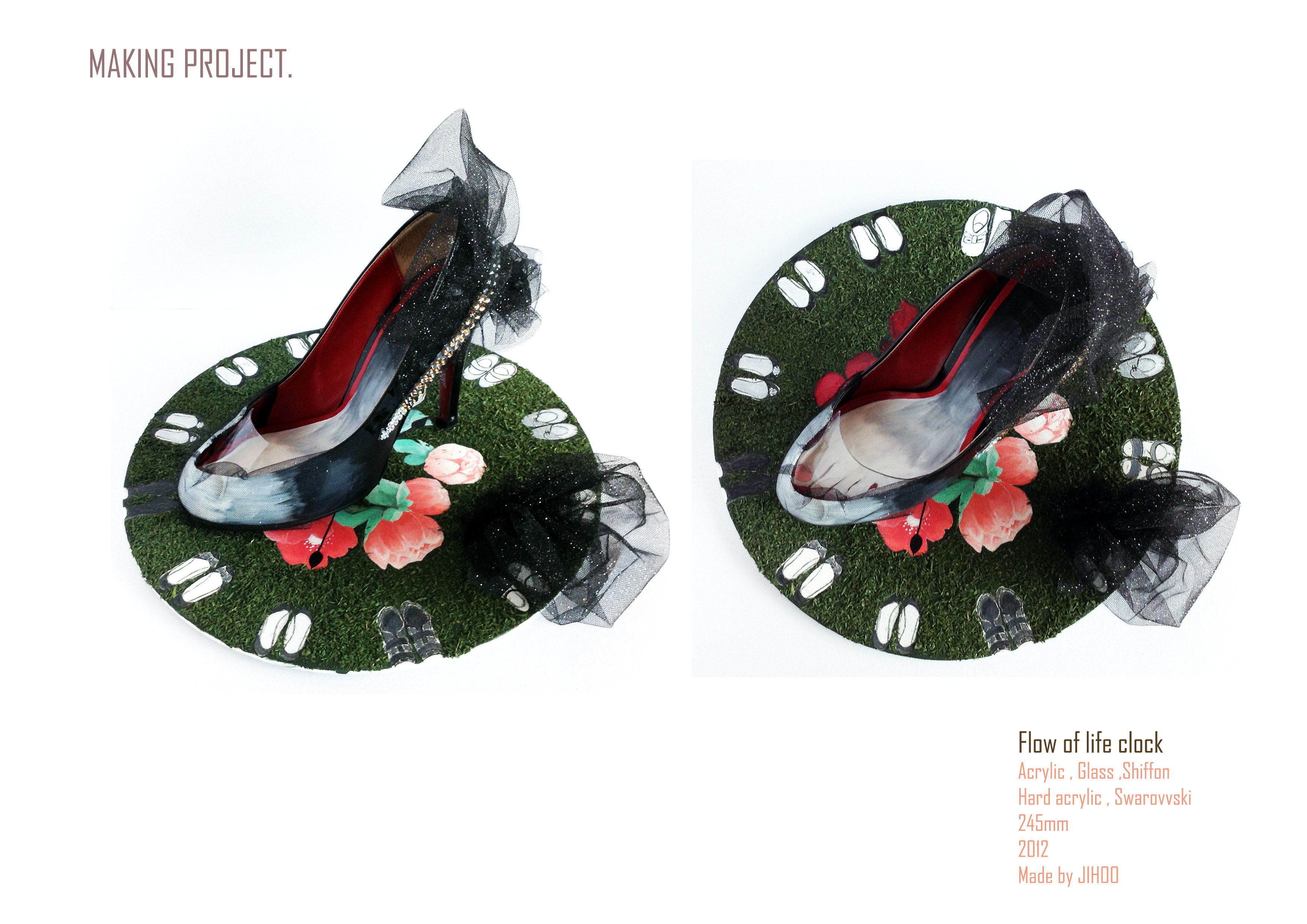 BA London College of Fashion - University of the Arts London  (Hons) Cordwainers Footwear: Product Design and Development J H OH _ Footwear: Product Design and Development