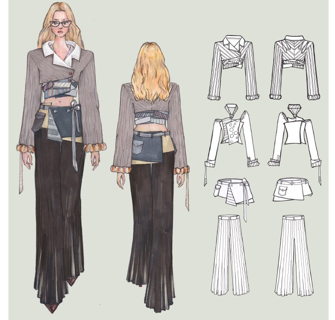 (SUNY KOREA) FIT M C KIM_ AAS Fashion Design_ edm포트폴리오 풀타임 2개월 수강
