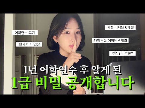 어학연수 후기 영상