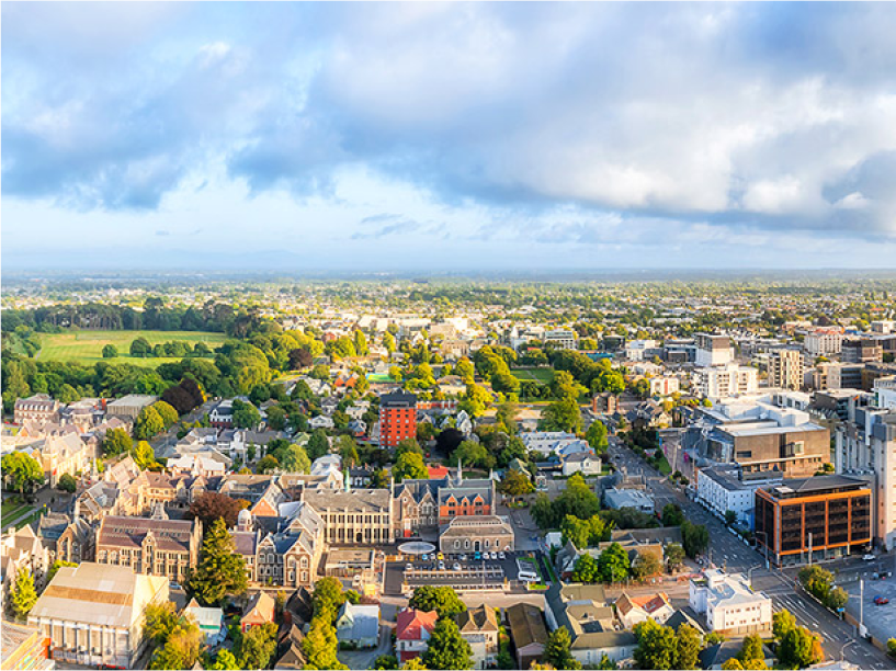 오클랜드, 크라이스트처치 센터 운영