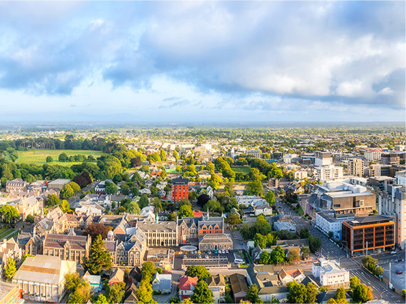 오클랜드, 크라이스트처치 센터 운영