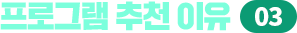 프로그램 추천이유 03