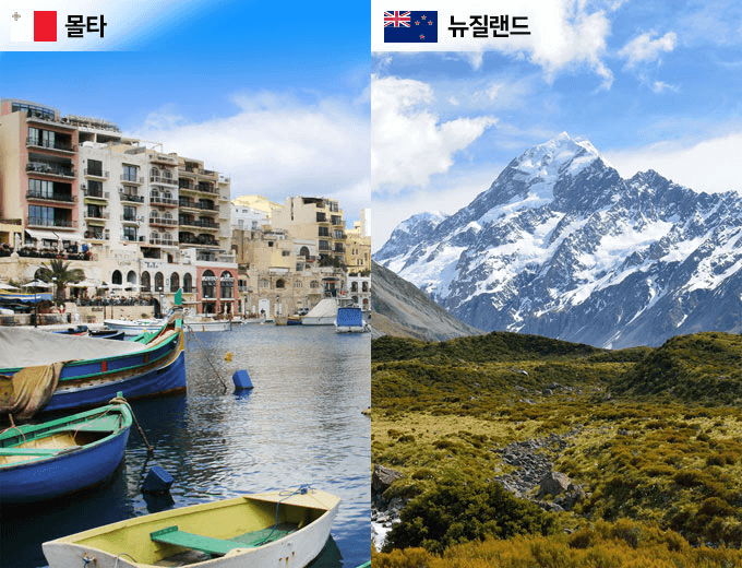 몰타, 뉴질랜드