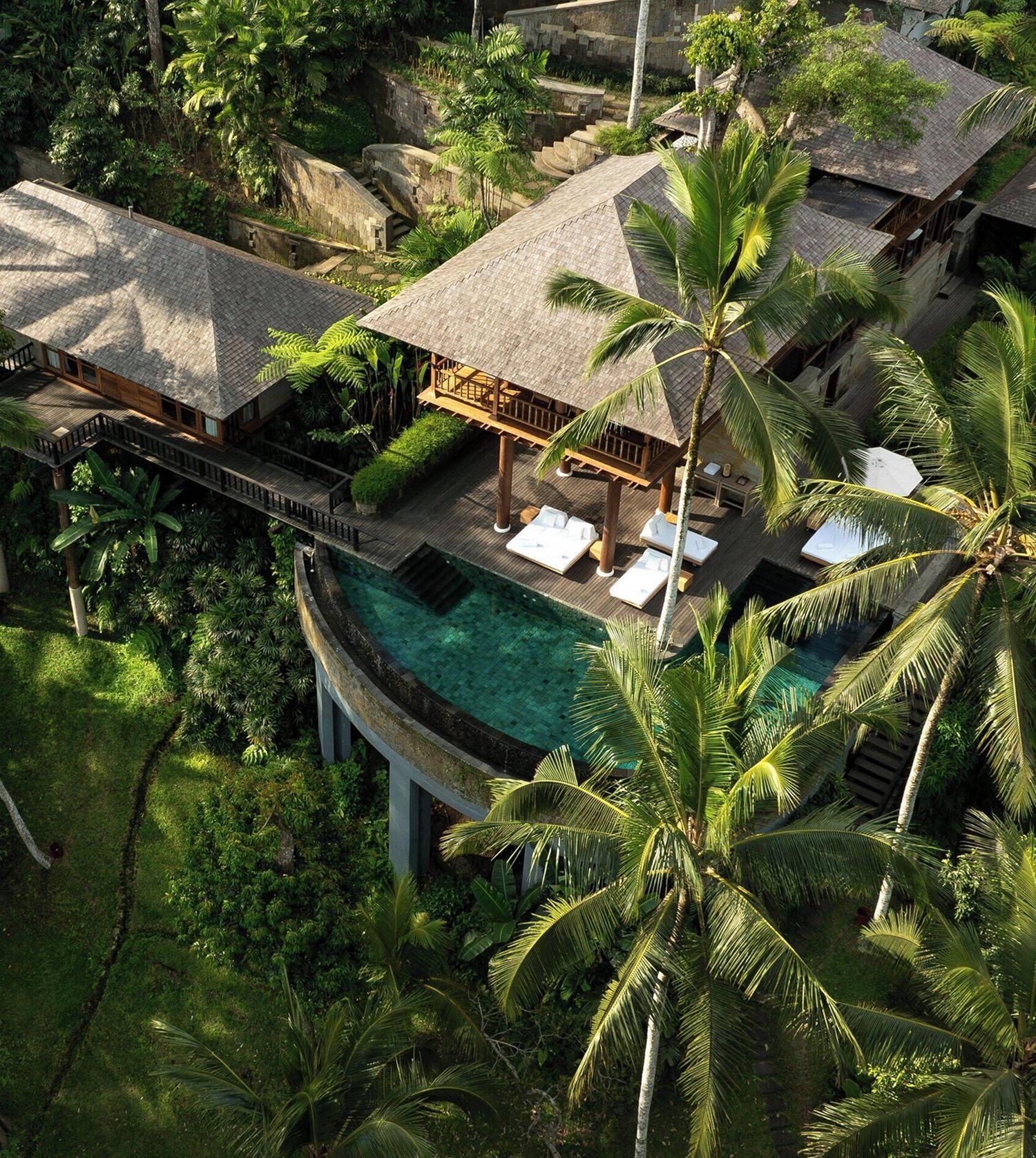 발리 숲속을 유영하며, 우붓 정글뷰 숙소